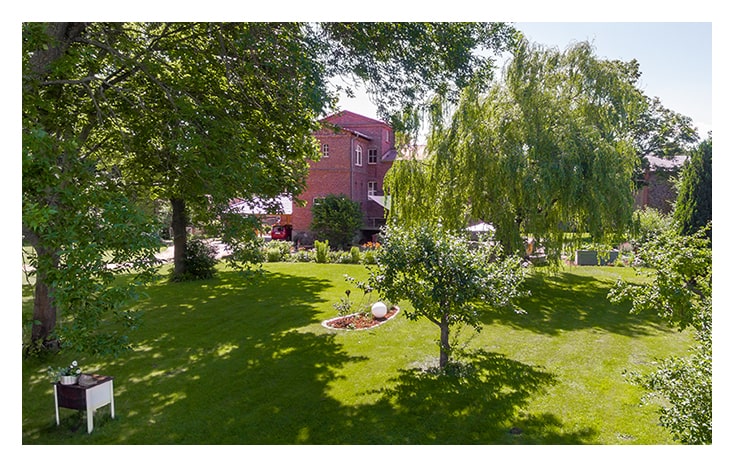 "Alte Brennerei" in Strehlow Gartenansicht